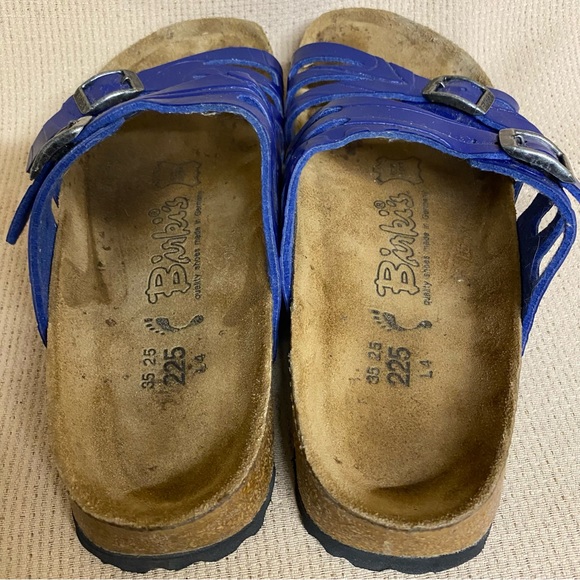 H2-02 Birkis Blue Sandals - Picture 5 of 7